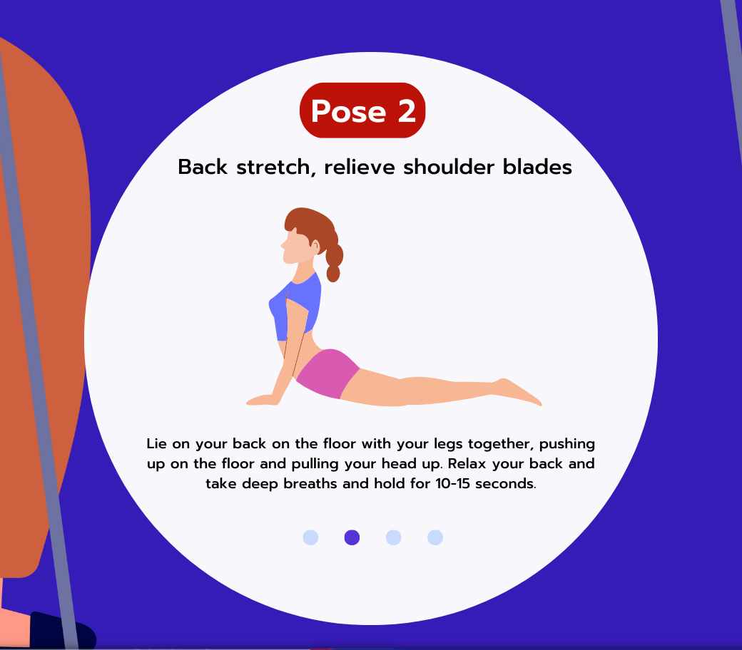 3 Poses To Eliminate Pain In Between The Shoulder Blades - Yoga 15
